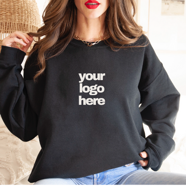 Personalized Spray Tan Tech Crewneck Sweatshirt - Women's Winter Top