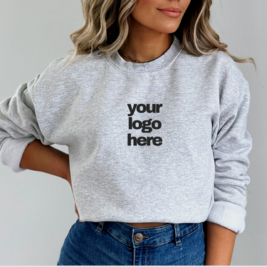 Personalized Spray Tan Tech Crewneck Sweatshirt - Women's Winter Top