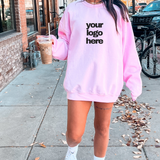 Personalized Spray Tan Tech Crewneck Sweatshirt - Women's Winter Top