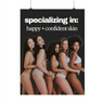 Specializing In Happy Skin + Confidence Salon Wall Poster Online