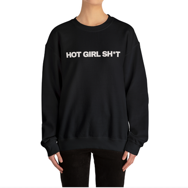 Hot Girl Sh*t Crewneck Sweatshirt - Women's Winter Top Fashion 2024