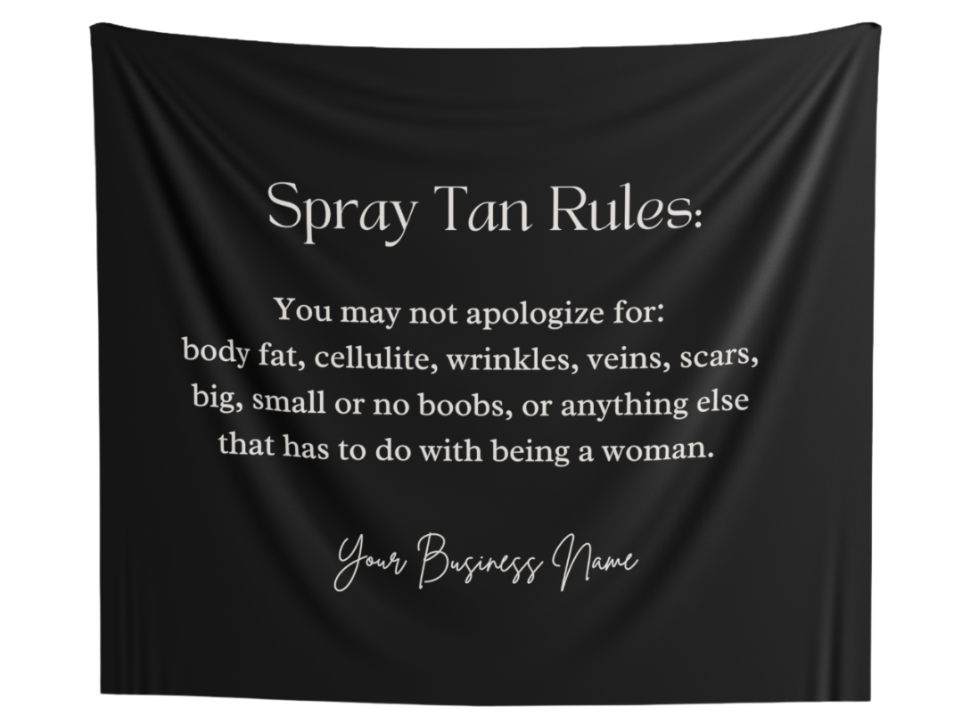 Spray Tan Tapestry - Spray Tan Rules