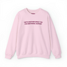 Emotional Support Spray Tan Crewneck Sweatshirt - Women's Winter Top