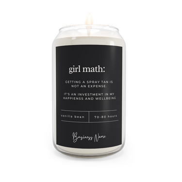 WHOLESALE | Spray Tan Candle: Girl Math