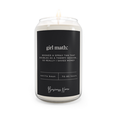 Spray Tan Candle: Girl Math