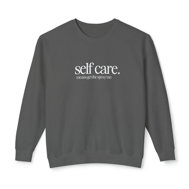 WHOLESALE Comfort Colors Crewneck Sweatshirt - Self Care