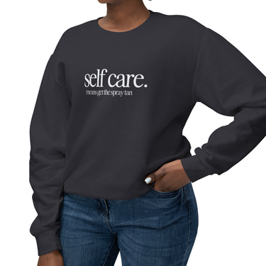 WHOLESALE Comfort Colors Crewneck Sweatshirt - Self Care