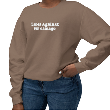 WHOLESALE Comfort Colors Crewneck Sweatshirt - Babes Against