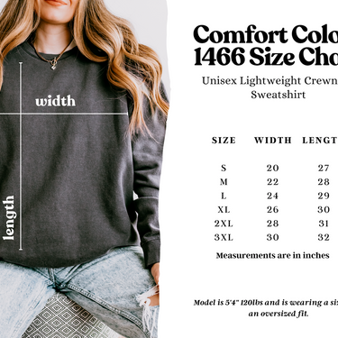 Tan Lines Are Hot Comfort Colors Crewneck Sweatshirt (version two)