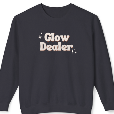 Glow Dealer Crewneck Comfort Colors Sweatshirt