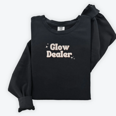 Glow Dealer Crewneck Comfort Colors Sweatshirt