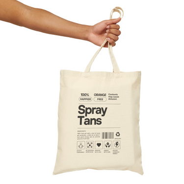 Spray Tan Label Tote Bag