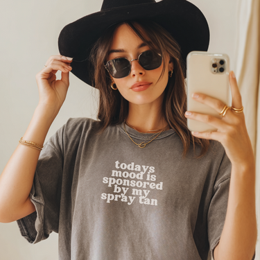 Today’s Mood Is Sponsored by My Spray Tan Tee