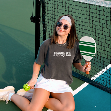 Thanks, it's a spray tan Tee