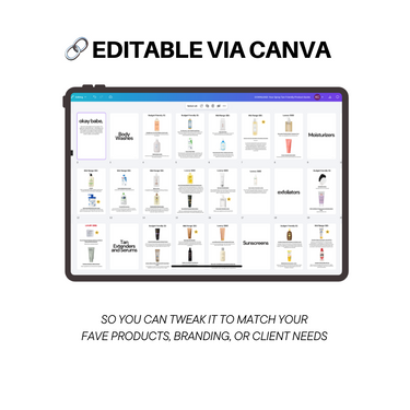 Spray Tan Friendly Product Guide