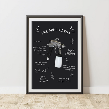 Salon Poster: The Spray Tan Applicator