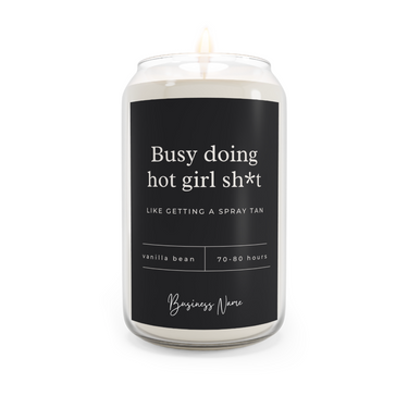 Spray Tan Salon Candle Busy Doing Hot Girl Sunless Salon Decor 