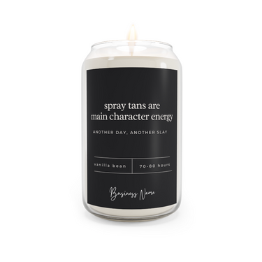 Spray Tan Salon Candle Spray Tans Are Main Character Energy Sunless Salon Decor