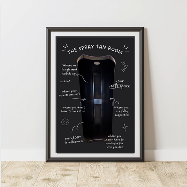 Salon Poster: The Spray Tan Room