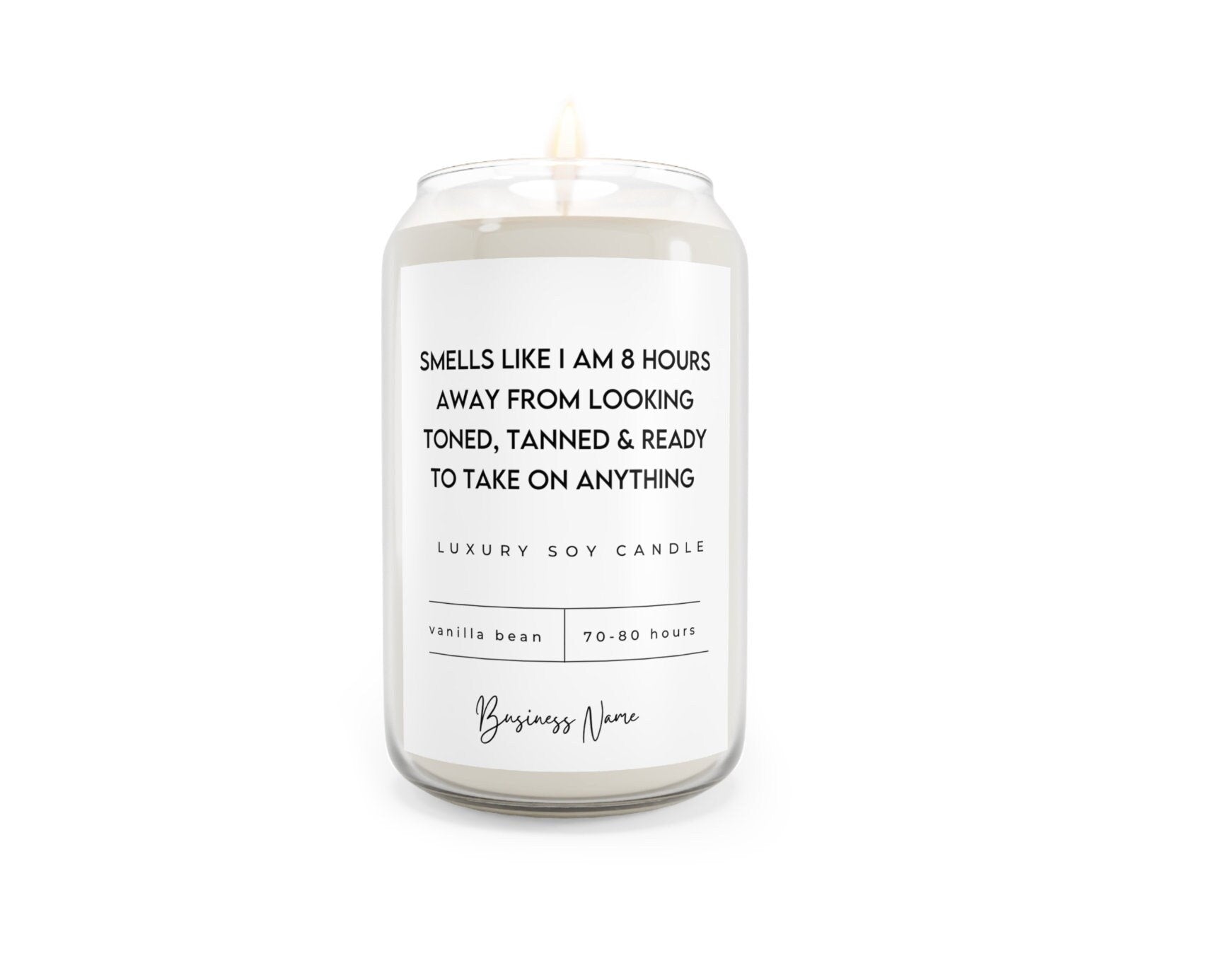 Candle For Spray Tan Salon| Spray Tan Humor | Soy Wax Candle | Studio Decor | 100% Cotton Wick | Gift For Spray Tan Business Owner or Client