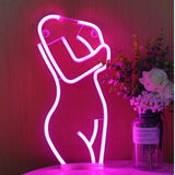 Outline Of Woman's Body Neon Sign LED Light Online