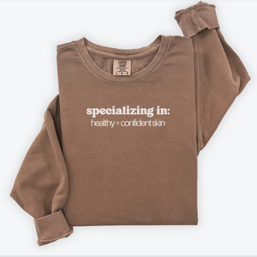 spray tan crewneck 