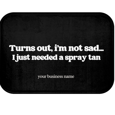 spray tan tent mat not sad just needed a spray tan spray tan mat for salon sunless artist mobile mat 