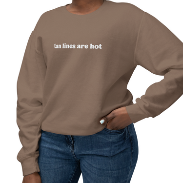 sweatshirt for spray tan artists 