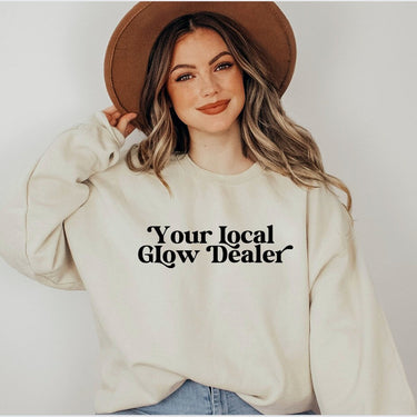 Spray Tan Artist Crewneck Your Local Glow Dealer Sweatshirt Spray Tan Artist Sweatshirt Esthetician Shirt Skin Therapist Spray Tan Gift