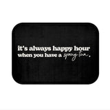 Spray Tan Tent Mat Always Happy Hour With A Spray Tan Anti-Slip Mat Spray Tan Accessories Spray Tan Artist Spray Tan Technician Salon Decor