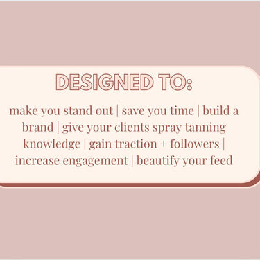 75+ Spray Tan Instagram Posts -VOLUME 1, Editable Social Media Graphics, Canva Templates, Business Marketing, Sunless Artist, Branding