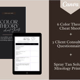Spray Tan Color Theory Consultation Forms: Optimize Your Client Experience - Identify The Perfect Spray Tan Solution To Use For Each Client