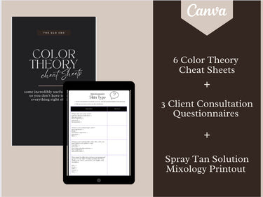 Spray Tan Color Theory Consultation Forms: Optimize Your Client Experience - Identify The Perfect Spray Tan Solution To Use For Each Client