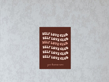 Self Love Club Salon Poster - Premium Wall Decor Print Online