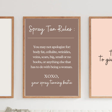 If You Can't Tone It Tan It Wall Poster - Salon Wall Decor Print 2024