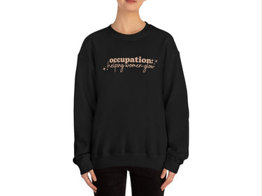 Helping Women Glow Print Crewneck Sweatshirt Fashion 2024