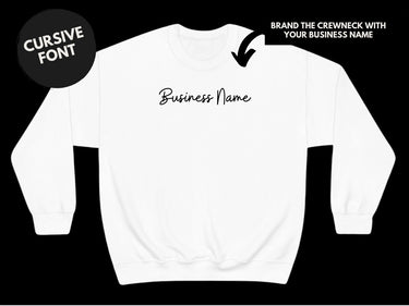 Spray Tan Business Owner - White Crewneck Size S-5XL Customize W/ Business Name Sunless Professional Spray Tan Clothing CEO Sweatshirt