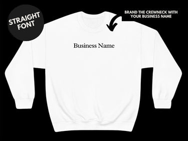 Spray Tan Business Owner - White Crewneck Size S-5XL Customize W/ Business Name Sunless Professional Spray Tan Clothing CEO Sweatshirt