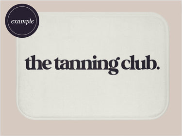 Personalized Spray Tan Tent Mat Add Your Logo Spray Tan Tent Mat Custom Mat For Spray Tanning Spray Tan Decor Salon Decor Professional Mat