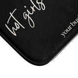 Hot Girls Don't Gatekeep Spray Tan Tent Mat, Anti-Slip, Spray Tan Accessories. Sunless Artist, Spray Tan Technician, Salon Decor