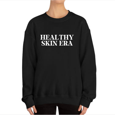 Healthy Skin Era Printed Crewneck Sweatshirt - Winter Top For Women's