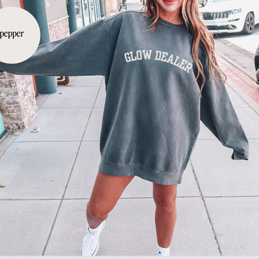 Glow Dealer Print Sweatshirt For Women's - Winter Top Fashion 2024