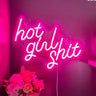 Hot Girl Shit Neon Light Up Sign - Home Wall Decor Light Online