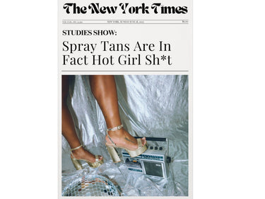Newspaper Spray Tans Hot Girl Sh*t Wall Poster For Salon Online