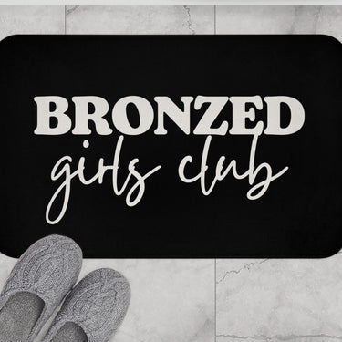 Spray Tan Tent Mat Bronzed Girls Club Anti-Slip Spray Tan Accessories Sunless Artist Spray Tan Technician Salon Decor Mobile Spray Tanning