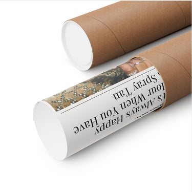 Newspaper Always Happy Hour W/ Spray Tan Wall Poster Online