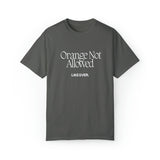 Orange Not Allowed T-shirt - Summer Short Sleeves Top For Women's