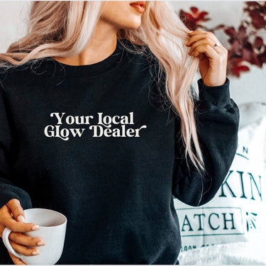Spray Tan Artist Crewneck Your Local Glow Dealer Sweatshirt Spray Tan Artist Sweatshirt Esthetician Shirt Skin Therapist Spray Tan Gift