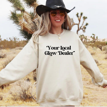 Spray Tan Artist Crewneck Your Local Glow Dealer Sweatshirt Spray Tan Artist Sweatshirt Esthetician Shirt Skin Therapist Spray Tan Gift