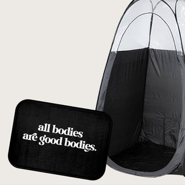 All Bodies Are Good Bodies Spray Tan Tent Mat, Anti-Slip, Spray Tan Accessories. Sunless Artist, Spray Tan Technician, Salon Decor, Selflove